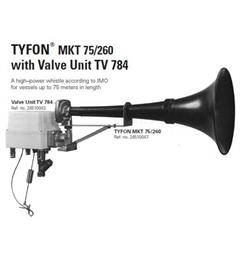 Tyfon MKT 75/260 w/ValveUnit TV784 24vdc 143 DB @ 1m 260 Hz